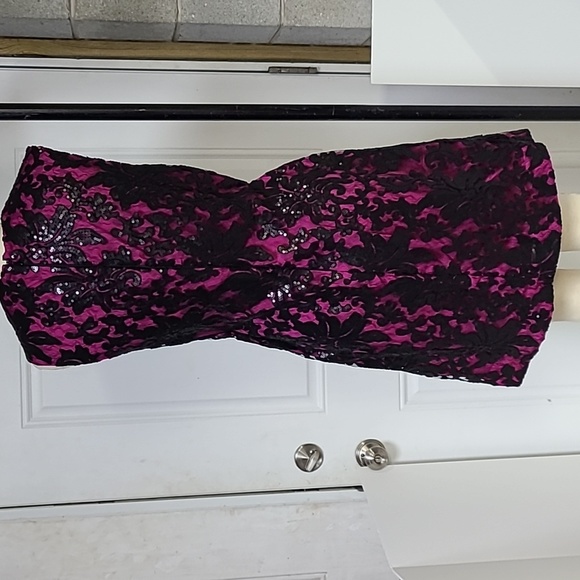 Diane Von Furstenberg floral sequin lace dress - Picture 4 of 6